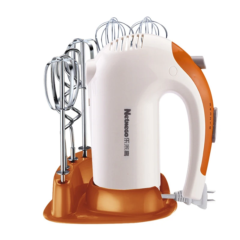 

5 Speed Manual Electric Handheld Mixer Egg Beater Automatic Cream Food Cake Baking Dough Mixer Food Blender With 6 sticks