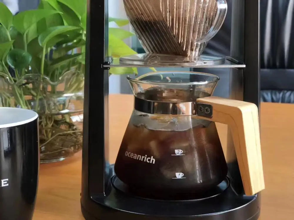 Oceanrich auto pour over coffee brewer 2 чашки кофейных горшков ручная капельная Кофеварка