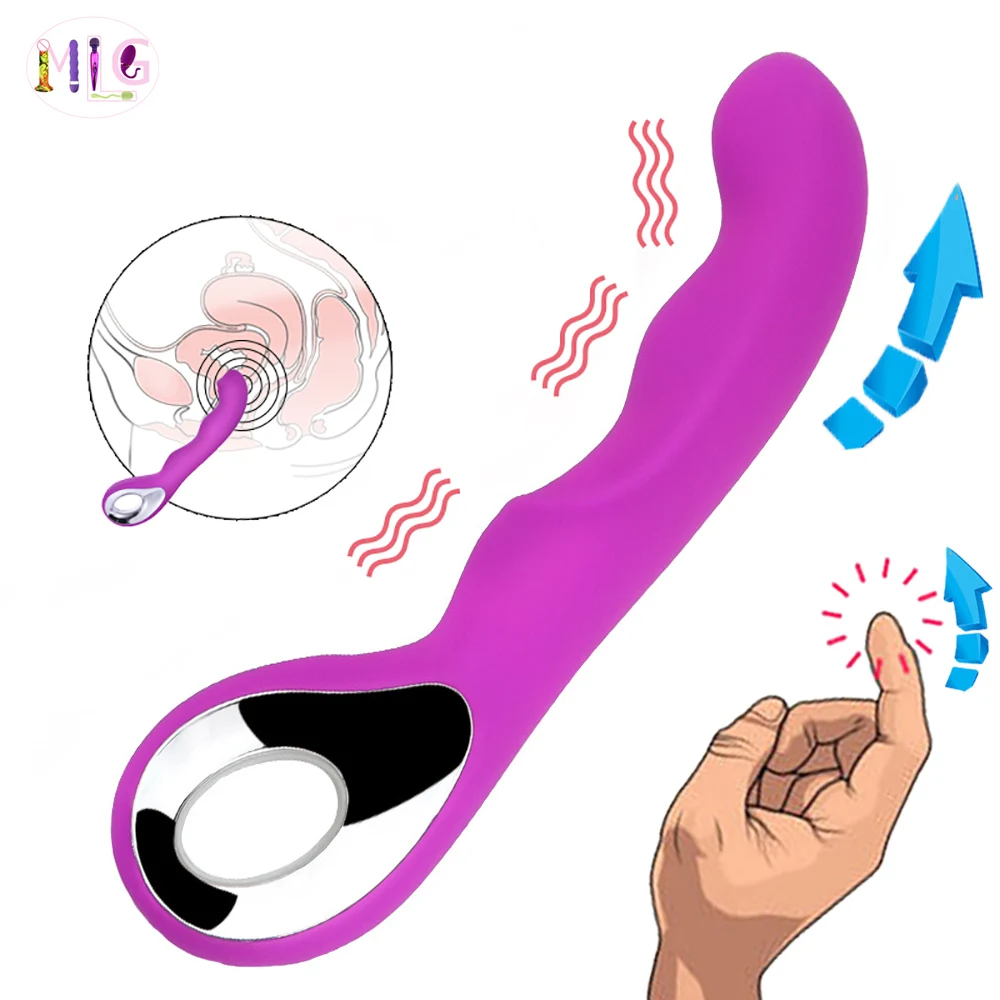 Вибратор с высокой точки G перезаряжаемый силиконовый вибратор для женской