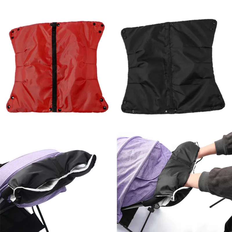 

Теплые ветрозащитные перчатки с ручкой для детской коляски