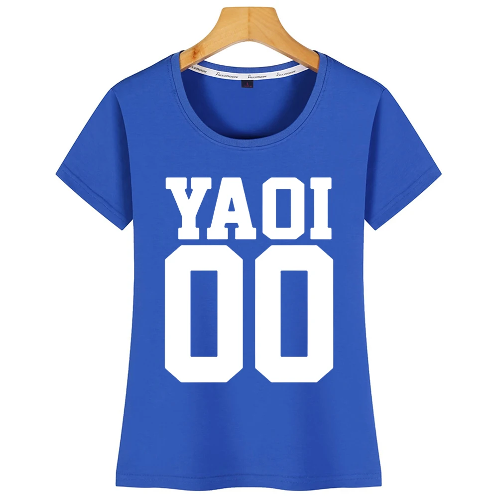 Женская футболка Yaoi в стиле аниме Bl короткая с забавными японскими играми
