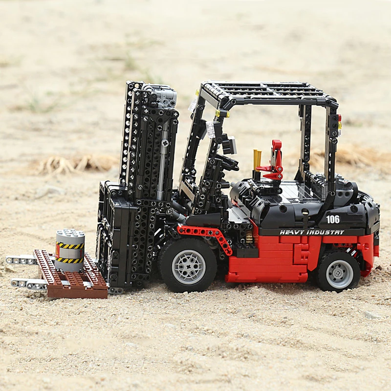 Форма King Technic серии Городские инженерные транспортные средства RC вилочный