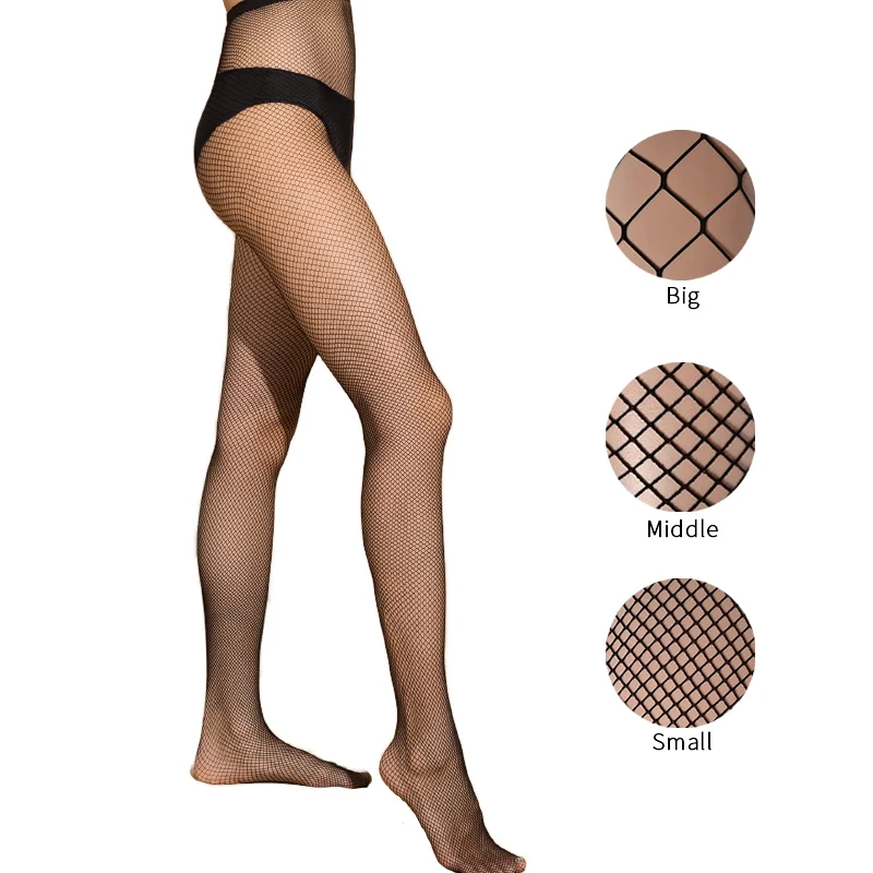 

1PC Sexy Women Pantyhose Tights Summer Nylon Polka Dot Print Stocking Seamless Fishnet Mesh Female Hosiery Hot Sale Fits 40-55kg
