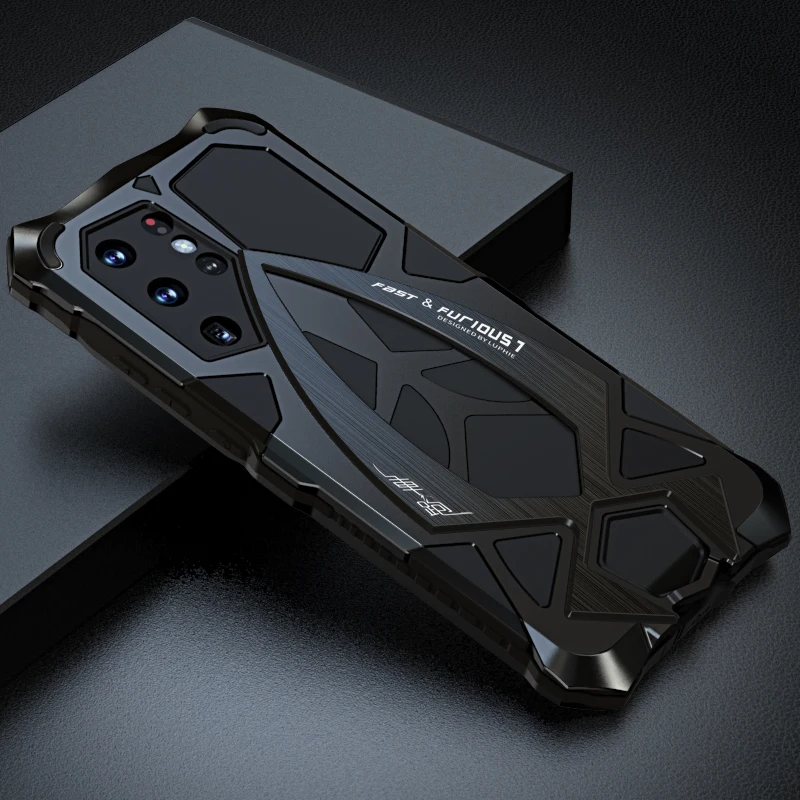 

New Metal 360 Full Protect Armor Case For Galaxy S21 Ultra Cover S21 Plus Funda Coque Phone Rubber Gel Shockproof Shell S21
