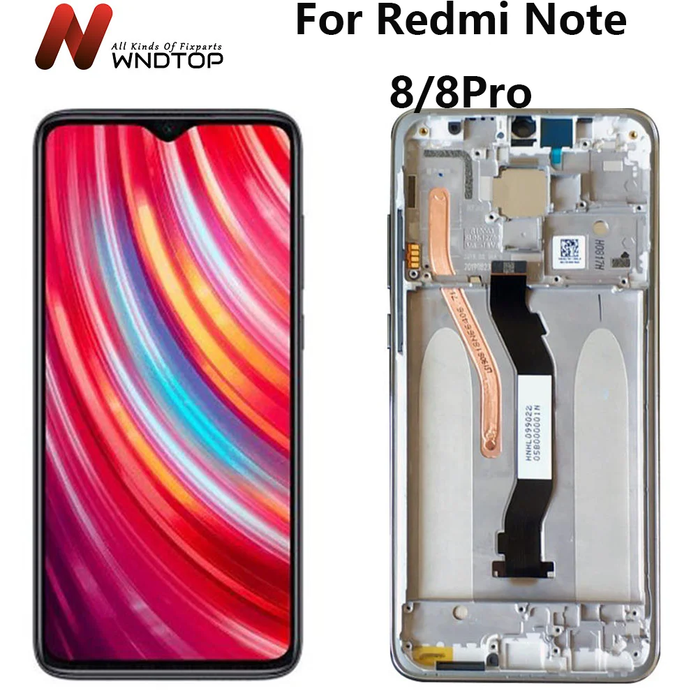

6.3" For Xiaomi Redmi Note 8 Note8 LCD Display Touch Screen Digitizer Assembly Replacement Parts 6.53" For Redmi Note 8 Pro LCD
