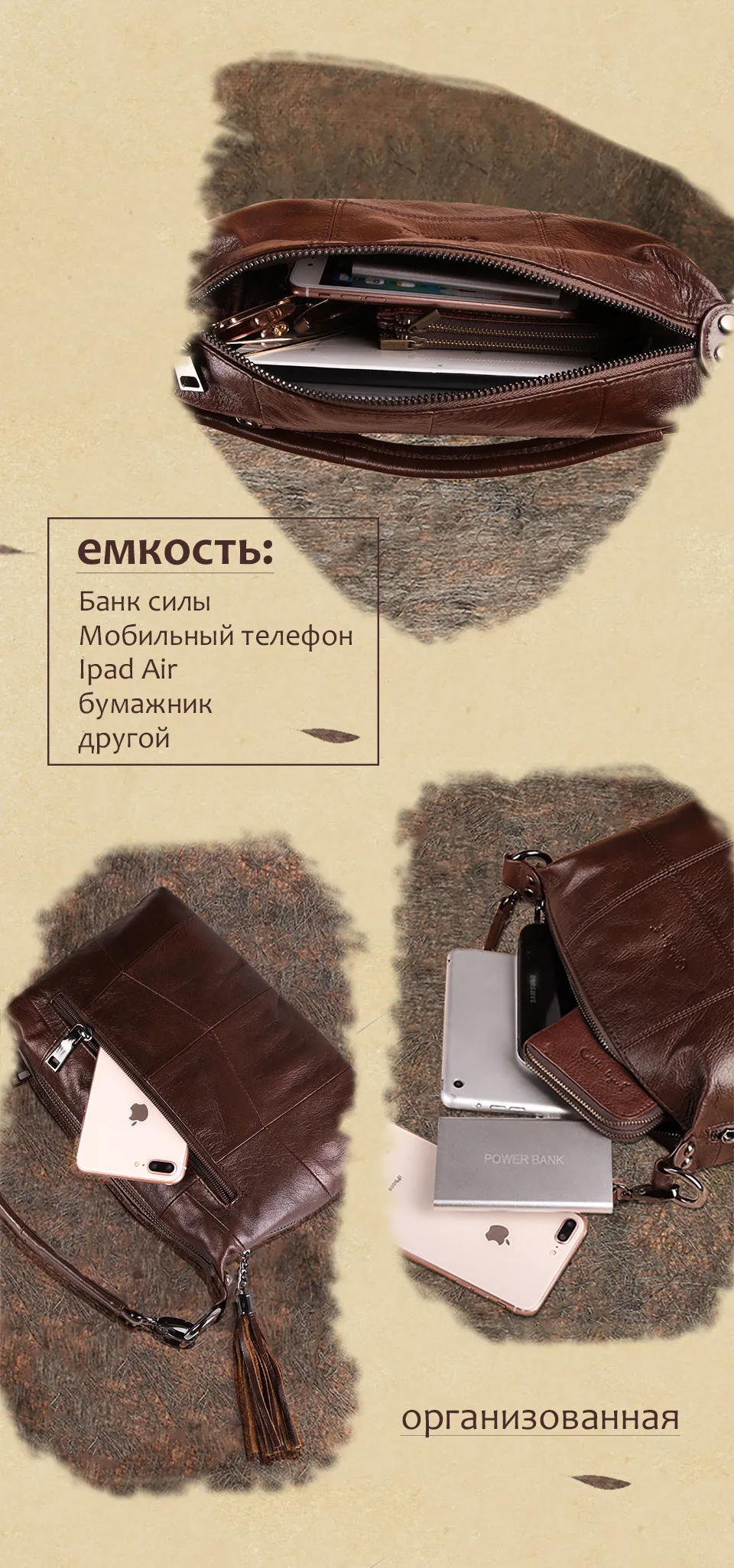 Cobbler Legend Hobo женская сумка, женская сумка из натуральной кожи с кисточками, сумка через плечо, маленькая сумка-тоут, кошелек