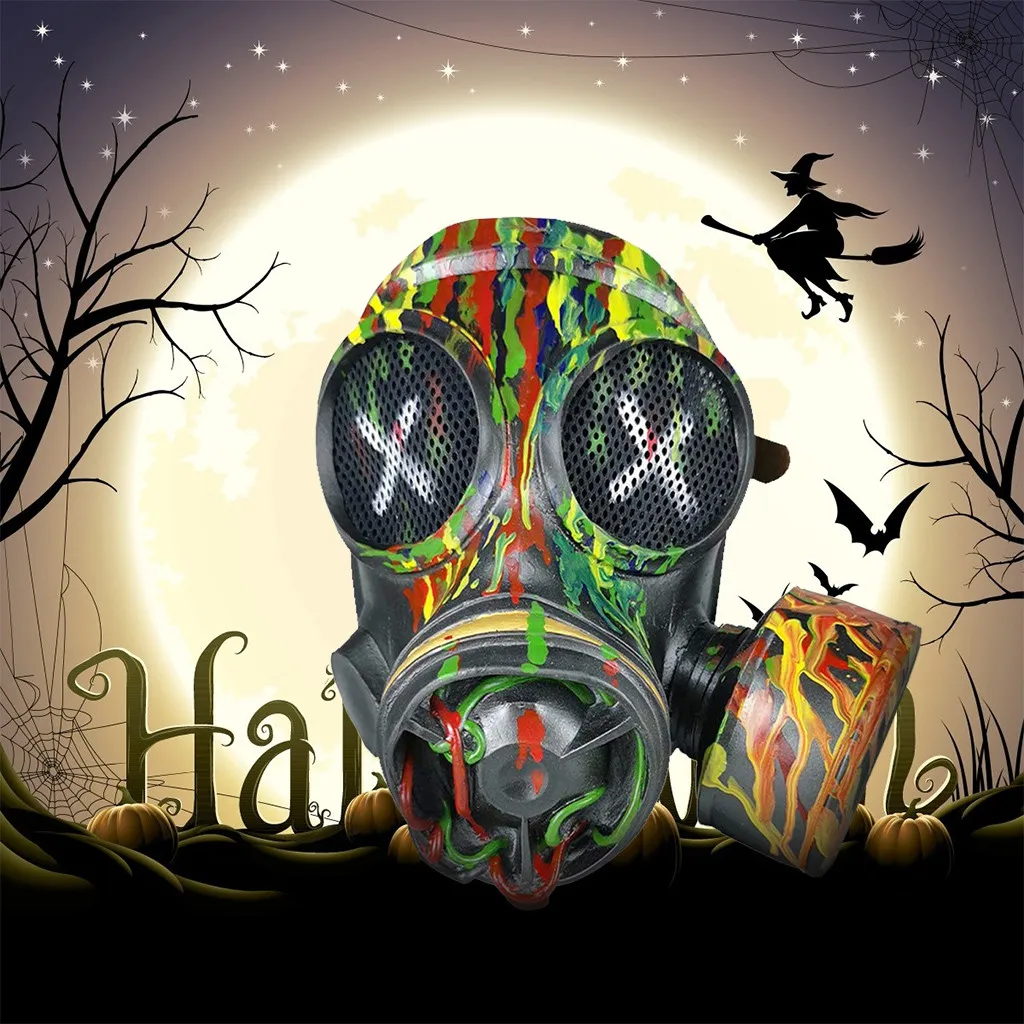 Страшно Жуткий Хеллоуин маска маскарад кукла из фильма ужасов газовая страшная