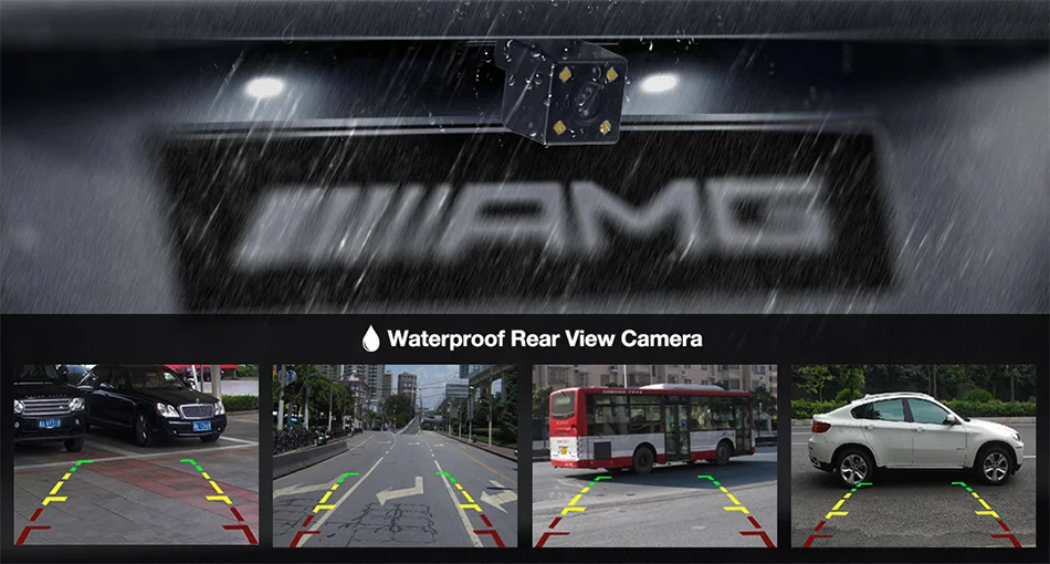 Anfilite " Full HD 1080P видео регистратор рекордер Android 1920*1080P грузовик Dash Cam Автомобильный видеорегистратор с задней камерой и gps Dashcam