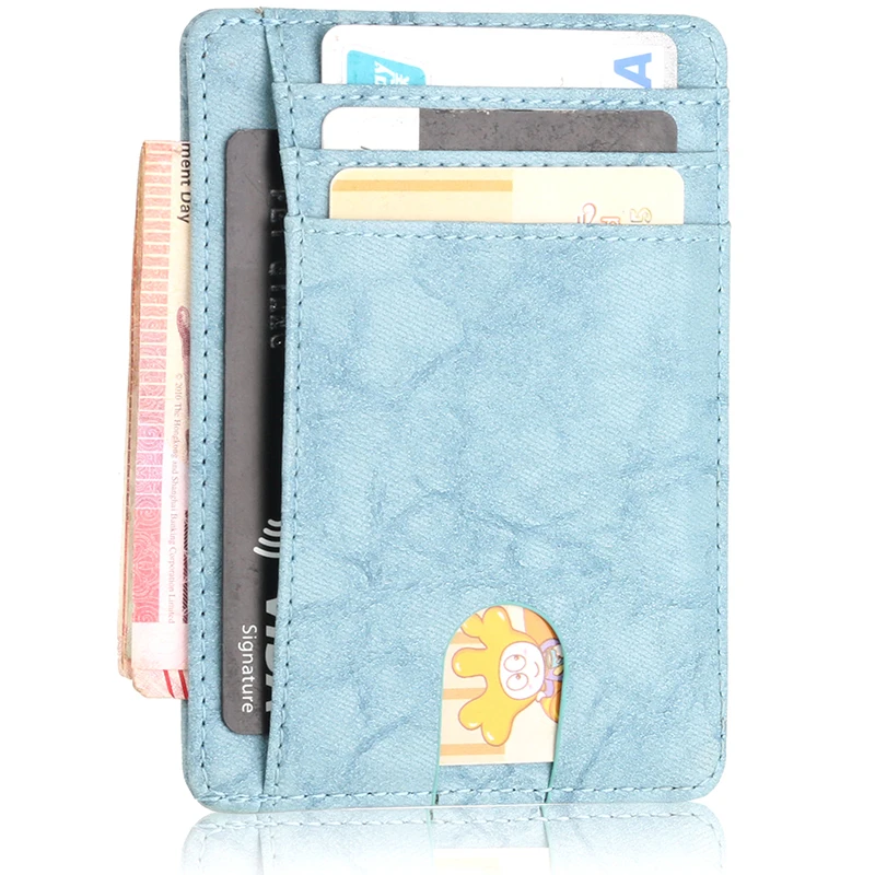 Multi-card-bit for Credit Bank ID NFC RFID Card Holder Sleeve Cover Protector Anti Magnetic Degaussing Case Scan |