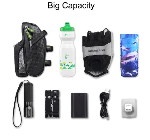 Сумка на седло велосипеда с карманом для бутылки воды водонепроницаемая сумка