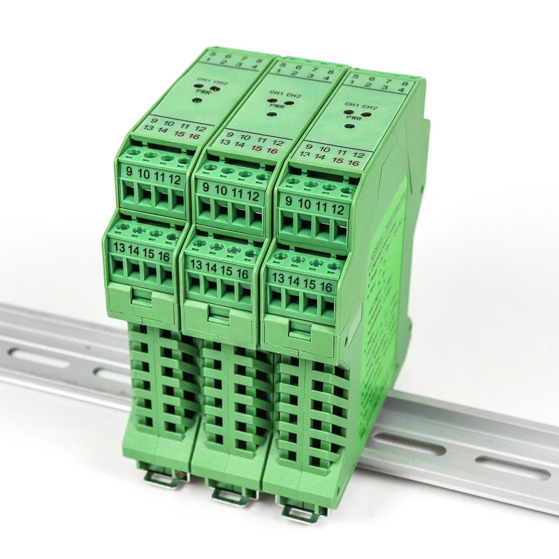 

analog signal 0-10v 4 20ma output thermal resistance cu50 pt100 temperature transmitter signal isolator