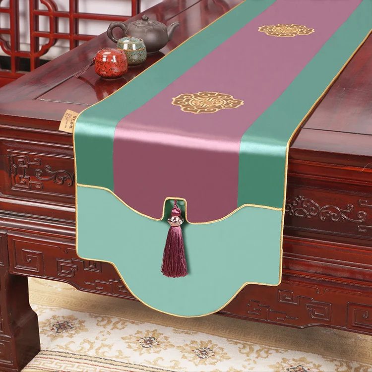 

Proud Rose Chinese Simple Table Runner Tea Tablecloth TV Cabinet Covering Cloth Shoe Cabinet Bed Table Runners Modern