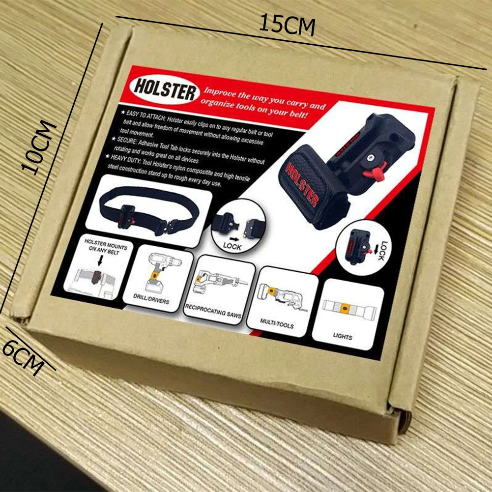 

Electric Drill Waist Belt Storage Buckle Waist Strap hanging Tool Case Organizer for Wrench Hammer Screwdriver