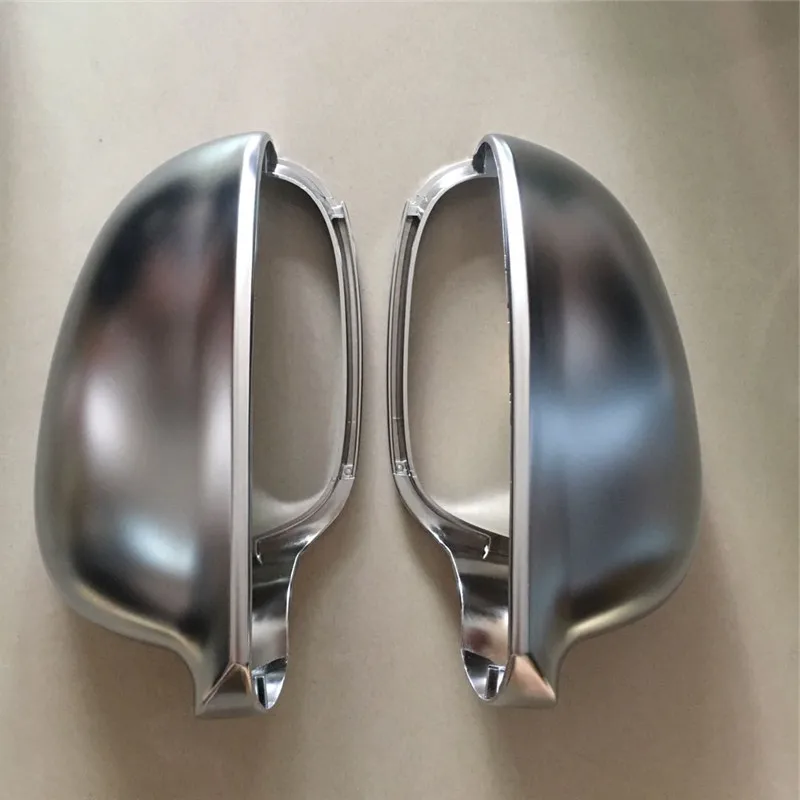 Матовый серебристый корпус для VW GOLF 5 V MK5 GTI Jetta Passat B5.5 B6 EOS Sharan Superb Side Wing крышка