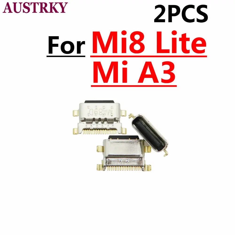 

2 шт., разъём Micro USB для зарядки Xiaomi Mi8 Lite Mi A3