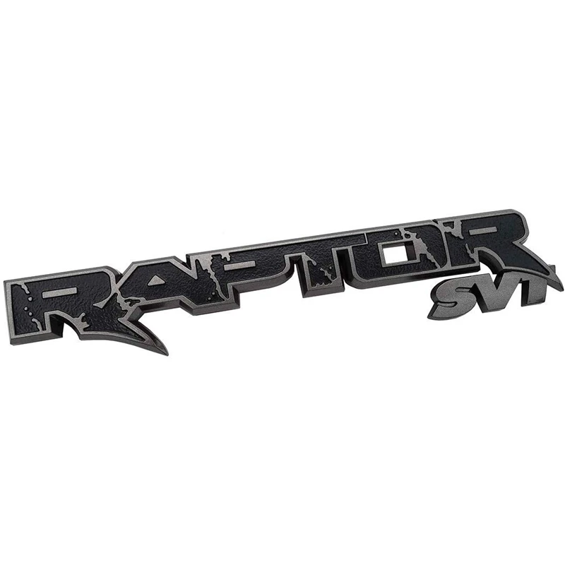 Car Rear Trunk Emblems Raptor SVT Emblem 3D Logo Tailgate Decal Replacement Stickers for Ford F150 2009-2014 | Автомобили и