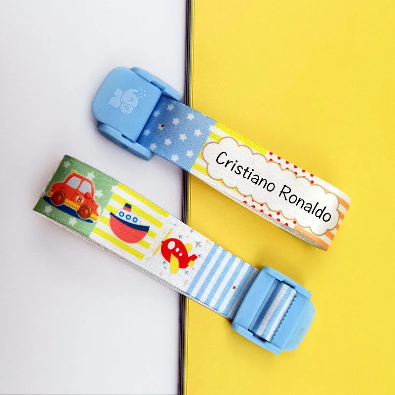 

Silk Ribbon Hanging Buckle Kindergarten Baby Name Stickers Children Clothes Label Student Preschool Uniforms Snap Button 21
