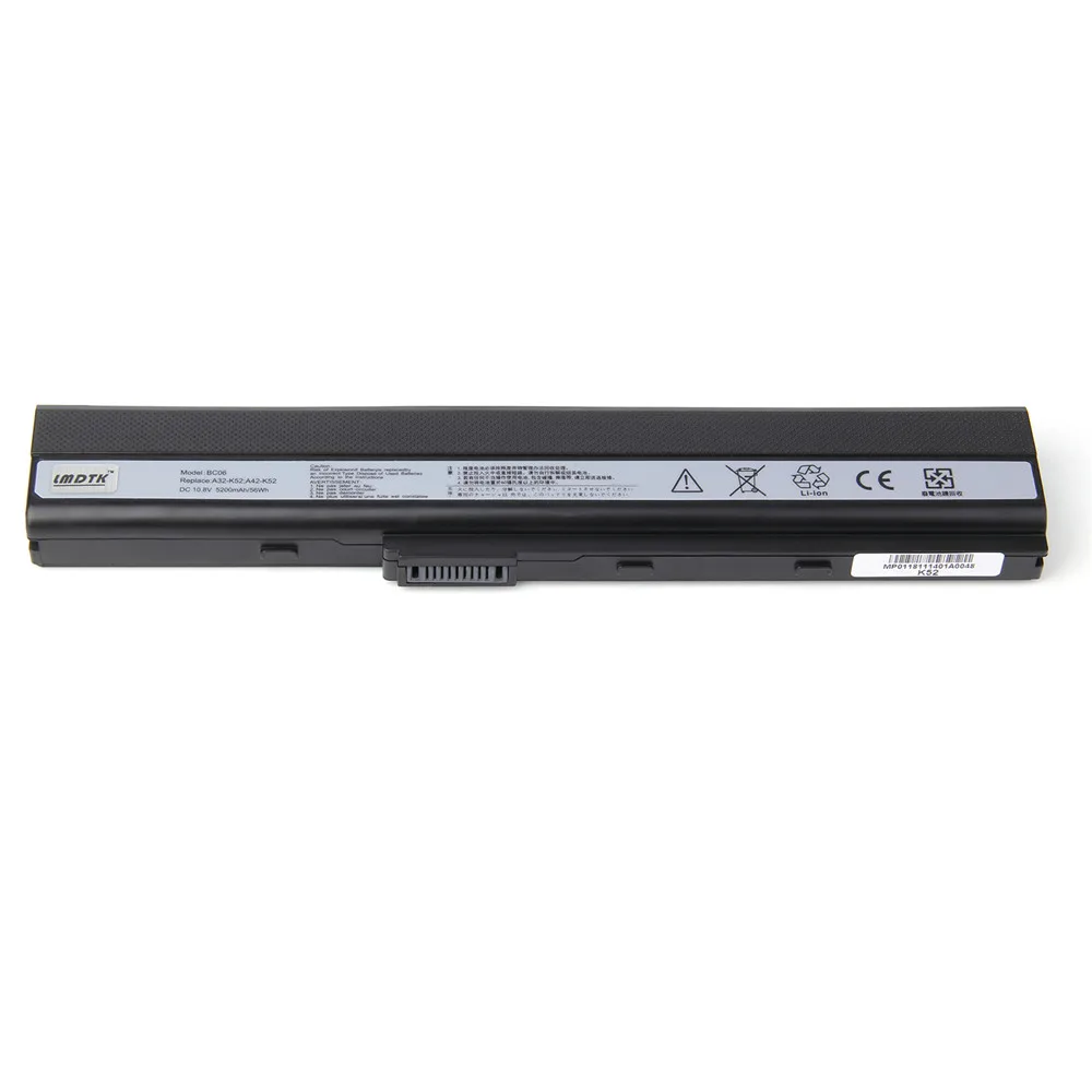 LMDTK аккумулятор для ноутбука ASUS A52 A52J A52F A52JB A52JK A52JR K42 K42F K42JB K42JK K52F K52J A31-K52 A32-K52 A41-K52 A42-K52