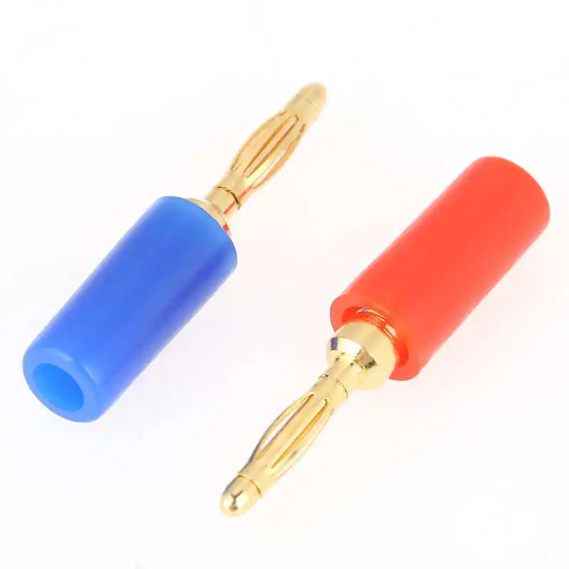 20 Pcs/set 2mm Mixed Colors Banana Plug Test Probes Connector For Amplifier Waterproof | Обустройство дома