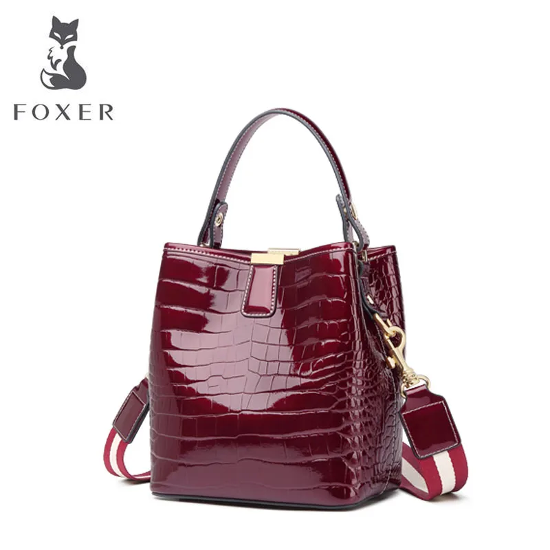 FOXER 2020 Новая женская кожаная сумка роскошные сумки женские дизайнерские из