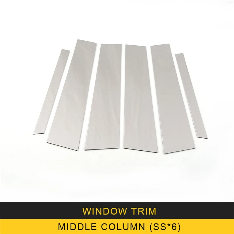 

CAR MANGO Car Styling Gate Door Window Cover Frame Trim Sticker Exterior Accessories for Chevrolet Equinox 2017