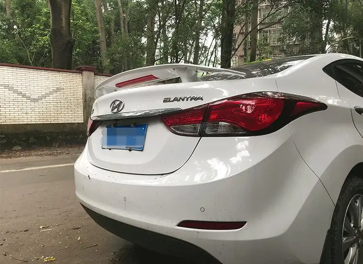 Спойлер для Hyundai Elantra 2012-2016 спойлер TF светодиодный Ной подсветкой из АБС-пластика