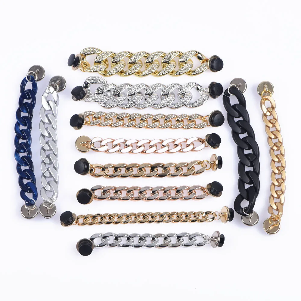1 Pcs New Croc Chains Charms DesignerAccessories Shoe Decoration for  Clog Shoes Pendant Buckle for Girl Gift