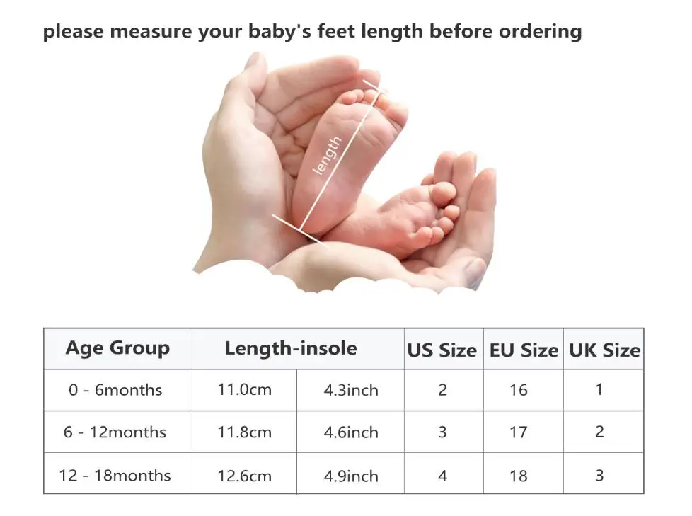 Baby spring and autumn Girls Boys Shoes Soft Sole 0-18 month Anti-Slip Infant Prewalker Toddler Booties