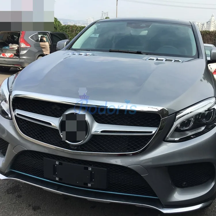 Накладка на переднюю решетку бампера для Mercedes Benz GLE 2015 2016 2017 купе SUV W166