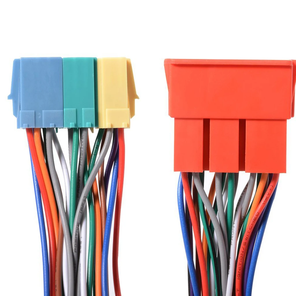 

Audio 8Pin 20Pin Mini ISO Adapter Cable Connector MP3 Changer For VW Audi