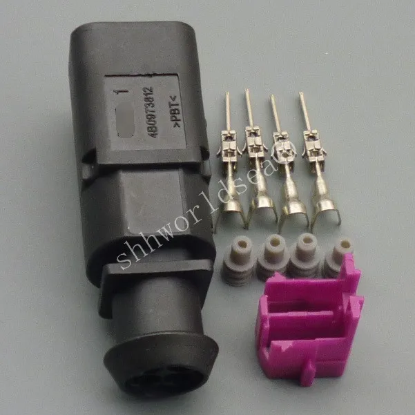 

Shhworldsea 4 Pin 4B0973812 4B0973712 Automotive Connector 1.5mm Waterproof Pressure Water Temperature Sensor Plug For VW Audi