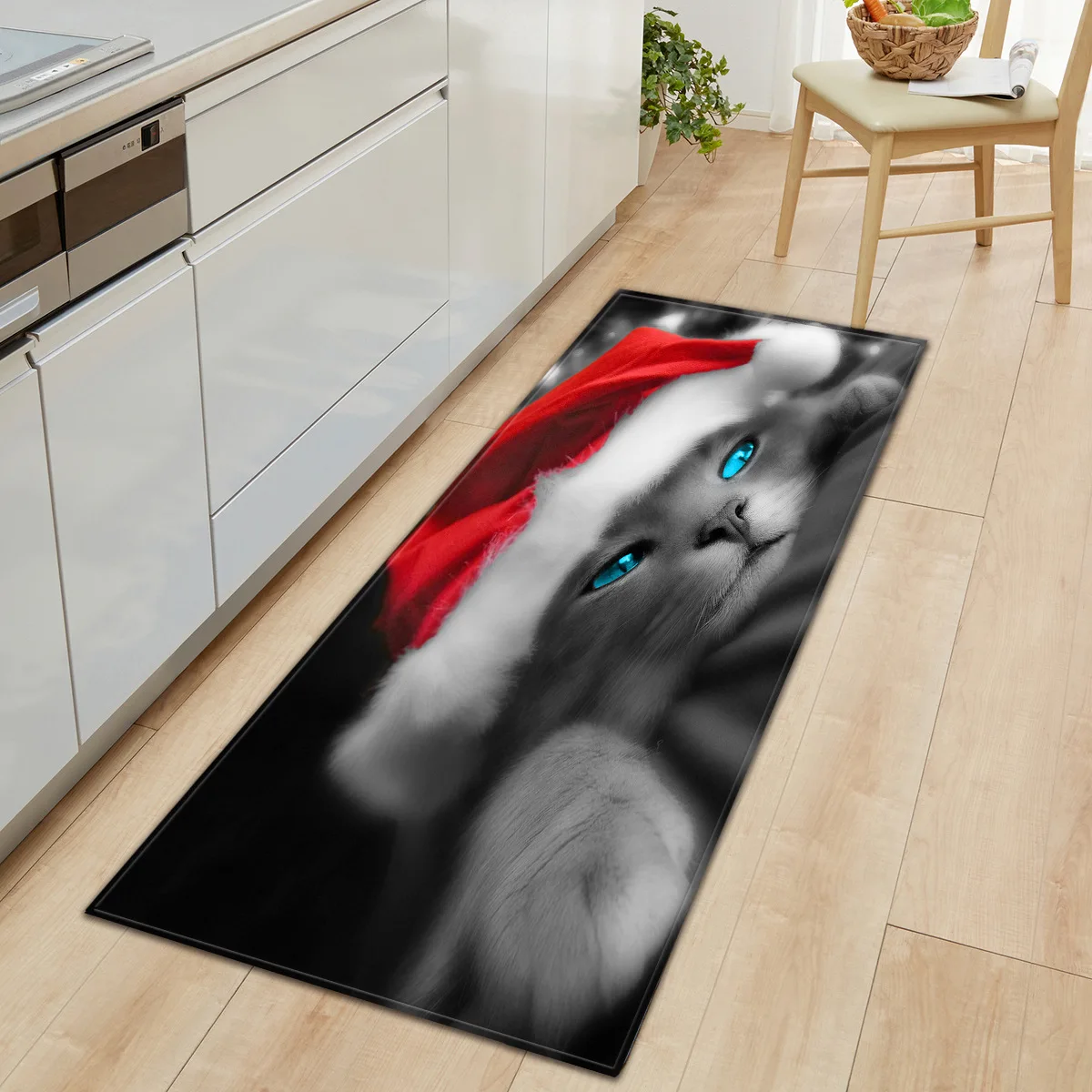 Zeegle Рождество коврик анти-скольжения Кухня Гостиная удобный для ног вход воды