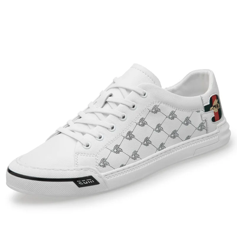 

NAICEN Stylish Leather Carrefour Shoes Breathable Trend Men's Shoes Wild Casual Shoes Sneakers Pu Men's Shoes Zapatos Deportivos