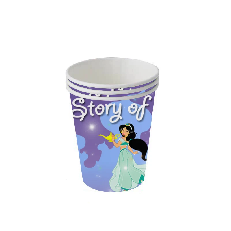 Принцесса Жасмин украшения для вечеринки в честь Дня рождения баннер с рисунком