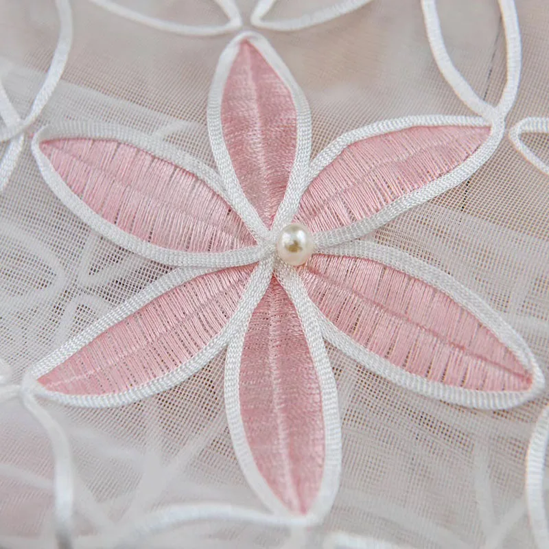 Высококачественные занавески из тюля с вышивкой 3d для спальни гостиной | Дом и