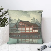 miyajima in de mist square pillowcase cushion cover cute home decorative polyester for home nordic 4545cm