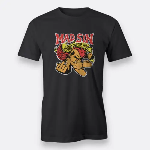 Mad Sin God Save The панк Рок Черная Мужская футболка хлопок размер S-Xxxl | одежда