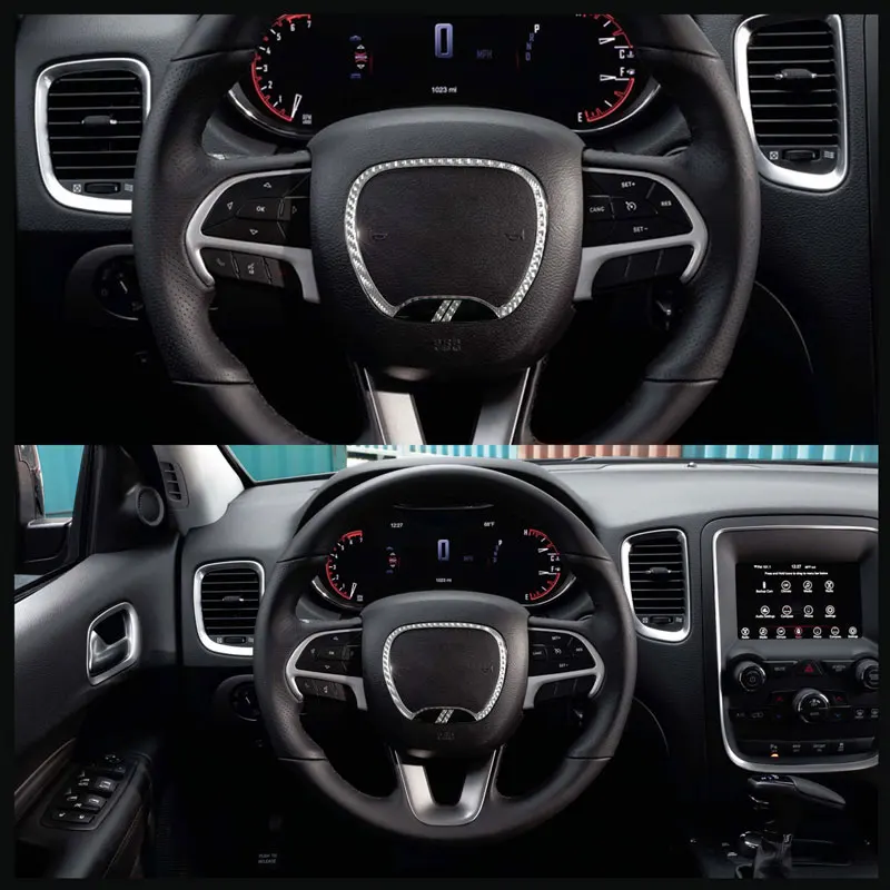 Декоративное кольцо на руль автомобиля из углеродного волокна для Dodge RAM 1500 2500 3500