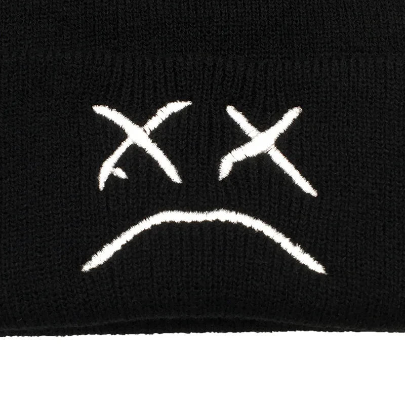 Lil Peep beanie Кепка Sad boy вязаная шапка на зиму хип-хоп шапочки Модные Лыжные шапки