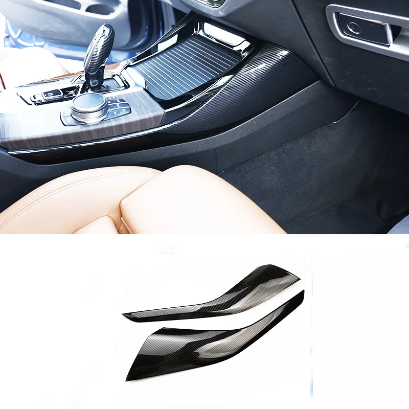 

Console Gear Shift Both Side Panel Decoration Cover Trim Carbon Fiber Color For BMW X3 G01 G08 2018-2020 2021ABS Car Styling