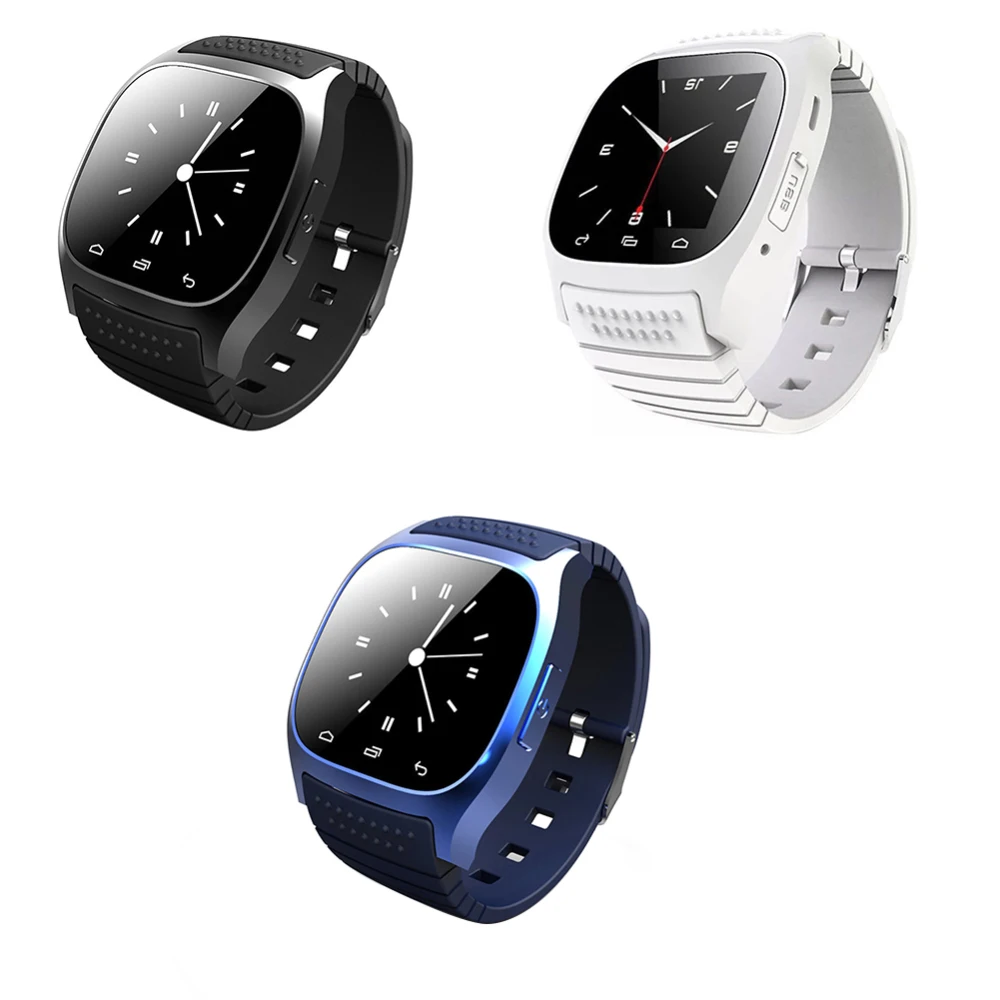 Спортивные Bluetooth Смарт часы M26 водонепроницаемые умные браслет SMS напоминание