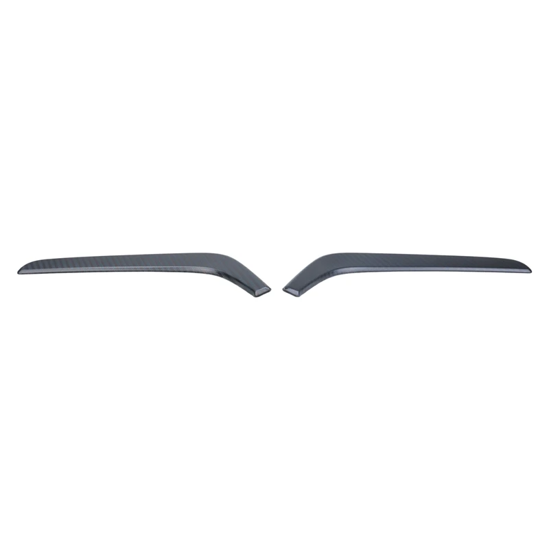 

Front Fog Light Lower Cover Eyelid Trim for Honda CRV 17-19 Carbon Fiber Pattern
