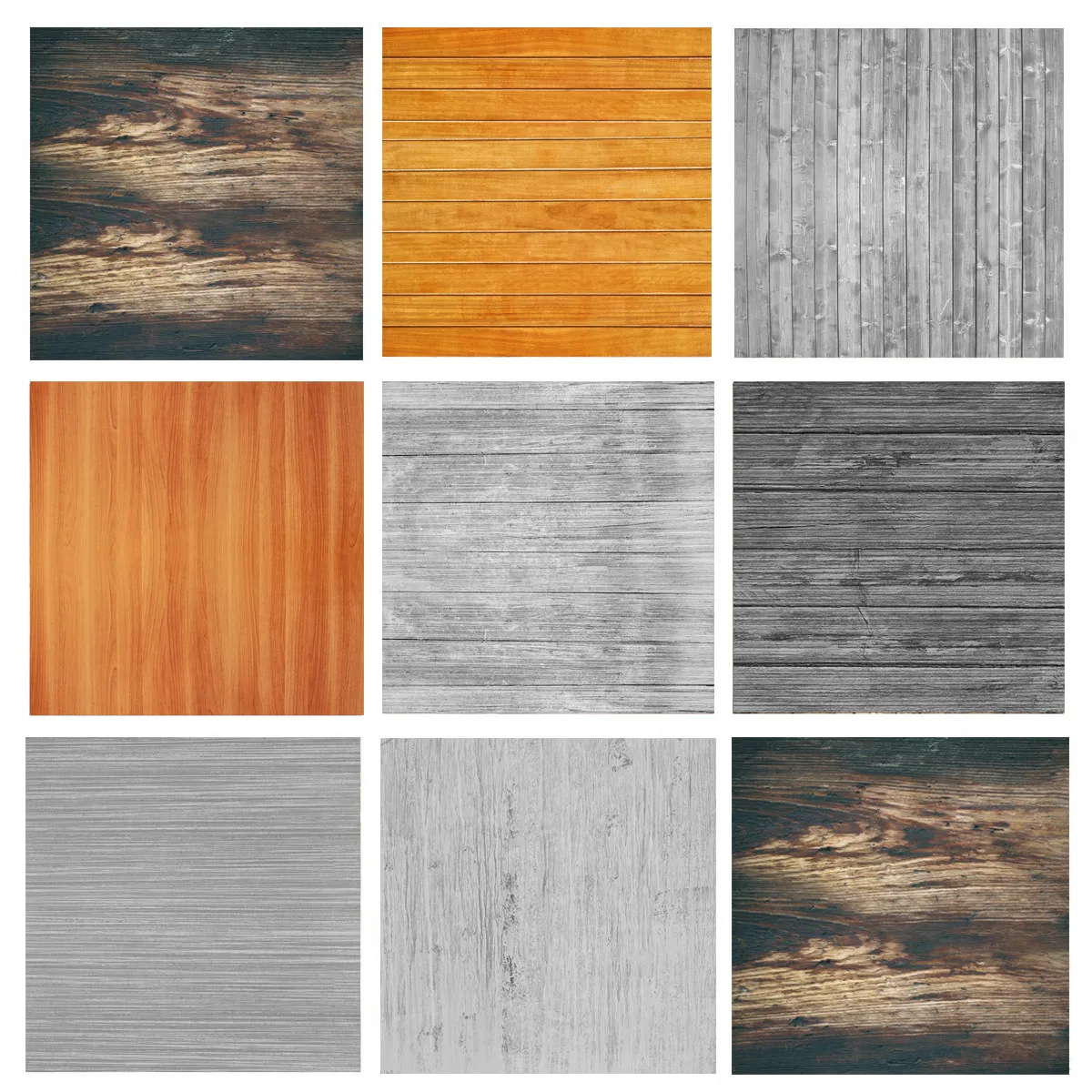 

Vintage Wood Plank Photography Vinyl Backdrop Studio Photo Background Props