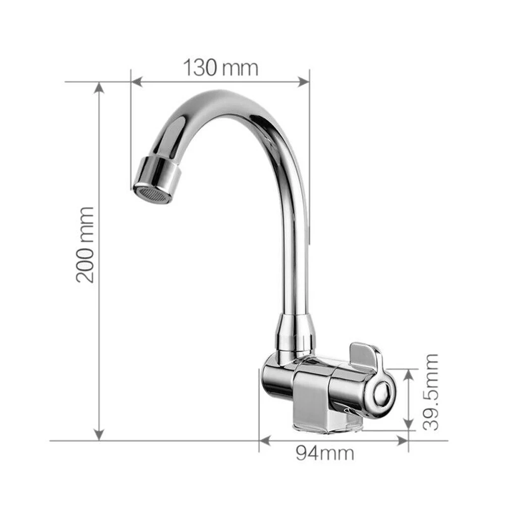 

Durable Basin 360 Degree Rotation Caravan Boat Accessories Camping Copper Folding Faucet Cold Water Single Handle Smooth Yacht