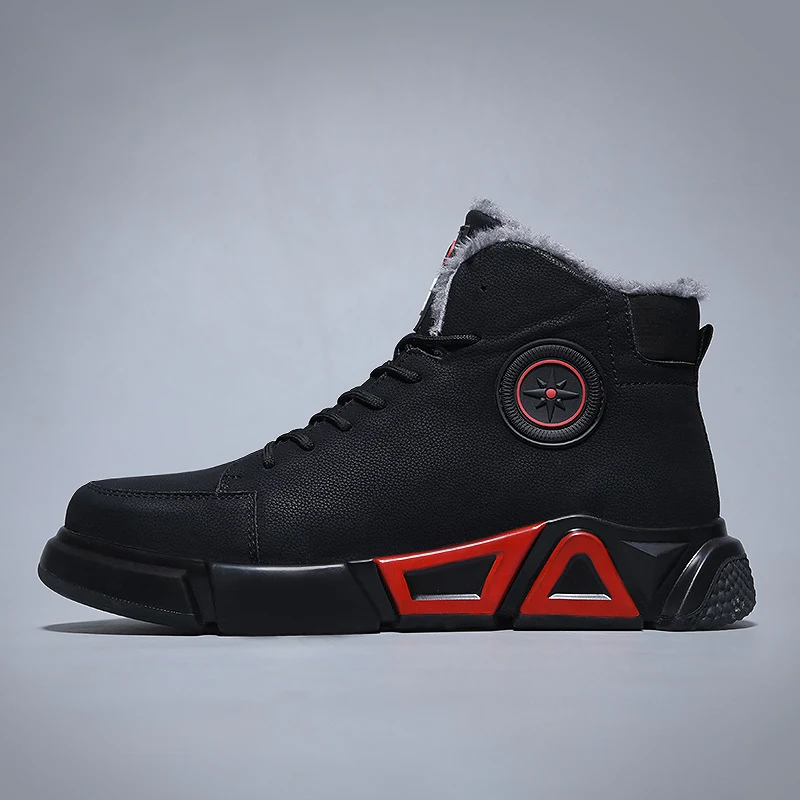 

Winter Safety Boots Men Steel Toe Safety Shoes Ankle Leather Work Safety Shoes Puncture-Proof Work Boots Water Proof Men Boots