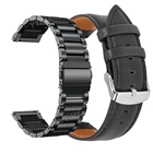 Ремешок кожаный для Huawei 2E GT3 GT2 46 мм 42 мм, металлический браслет для Huawei GT 2 3 Pro, аксессуары для часов
