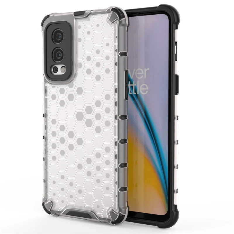 for oneplus nord 2 case hard transparent back cover silicone frame armor shockproof phone case for one plus oneplus nord 2 5g free global shipping