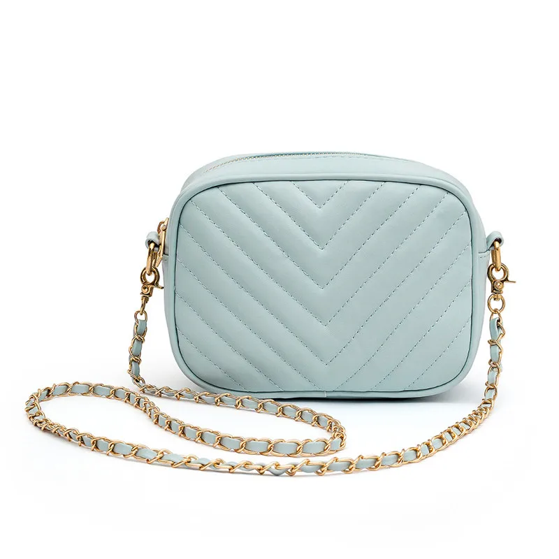 

Luxury Designer Fashion Embroidery Thread Chain Crossbody Bags for Women 2021 Fashion Trends Female Shoulder Handbags and Purses