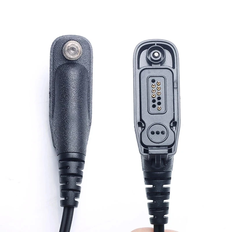 Police Air Tube Earpiece Microphone PTT Headset For Motorola Two Way Radio Walkie Talkie DP4400 DP4401 DP4600 DP4800 DP4801