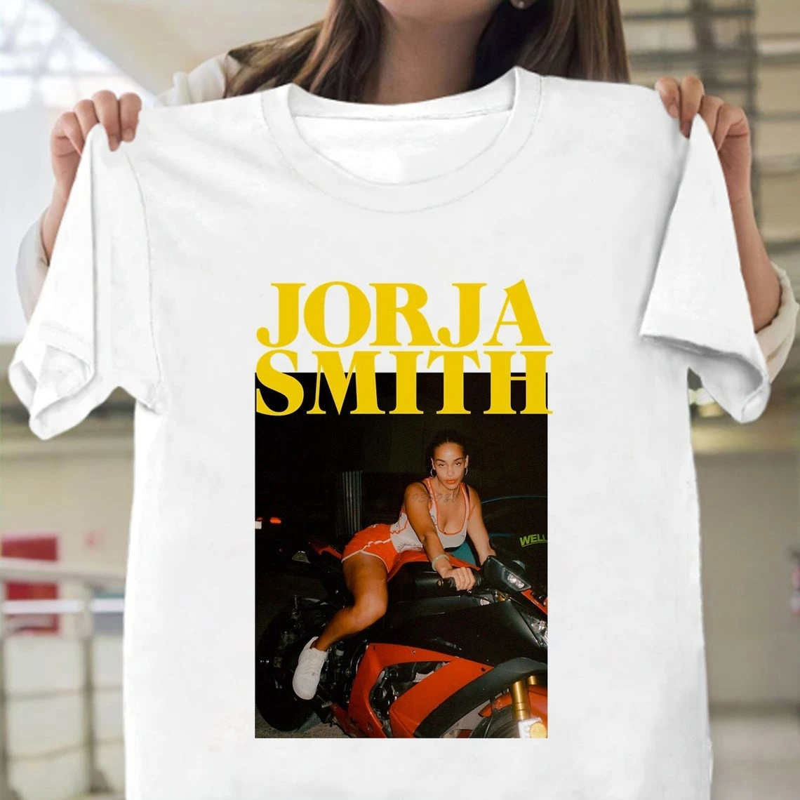 Jorja Smith 90s Винтажные Унисекс футболка Новое поступление летнее платье